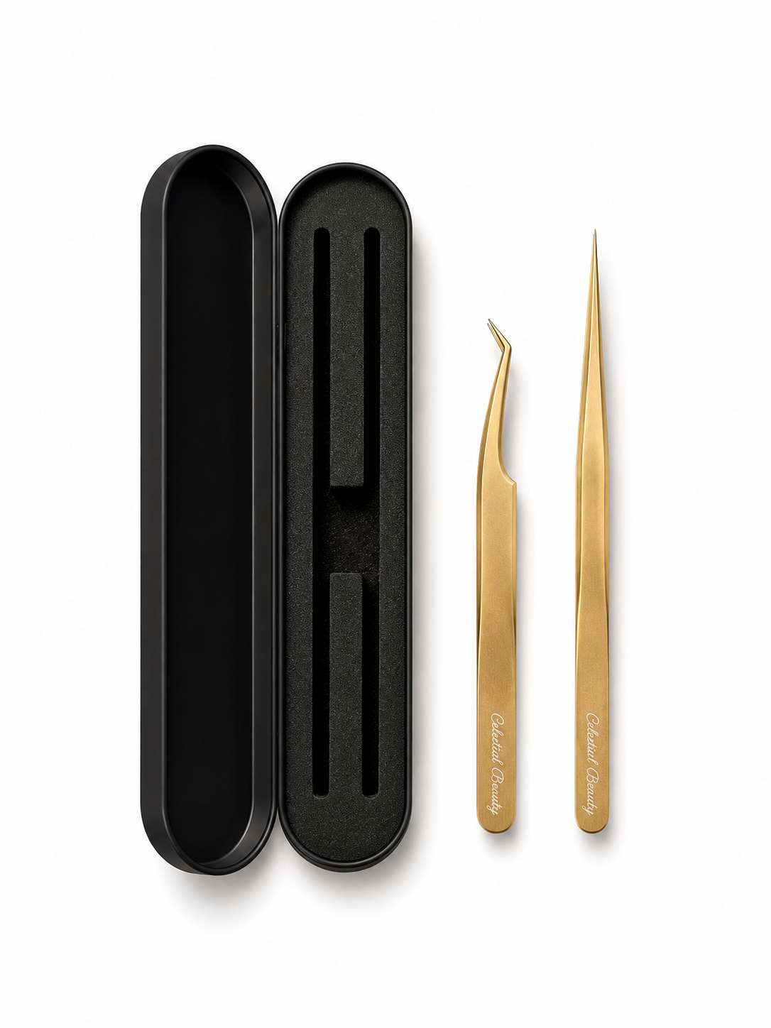 Pinsettpakke – Gold Plated Isolasjon & Volumpinsett
